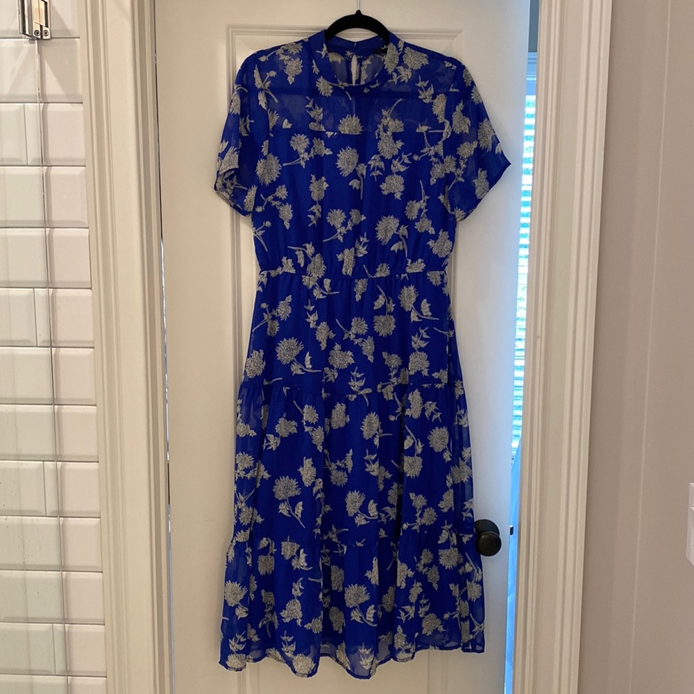 Lulu’s Floral Print Midi Dress